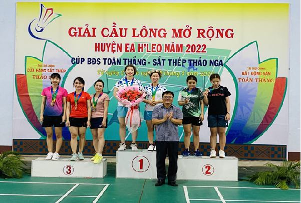 Giải Cầu lông mở rộng huyện Ea H’Leo năm 2022